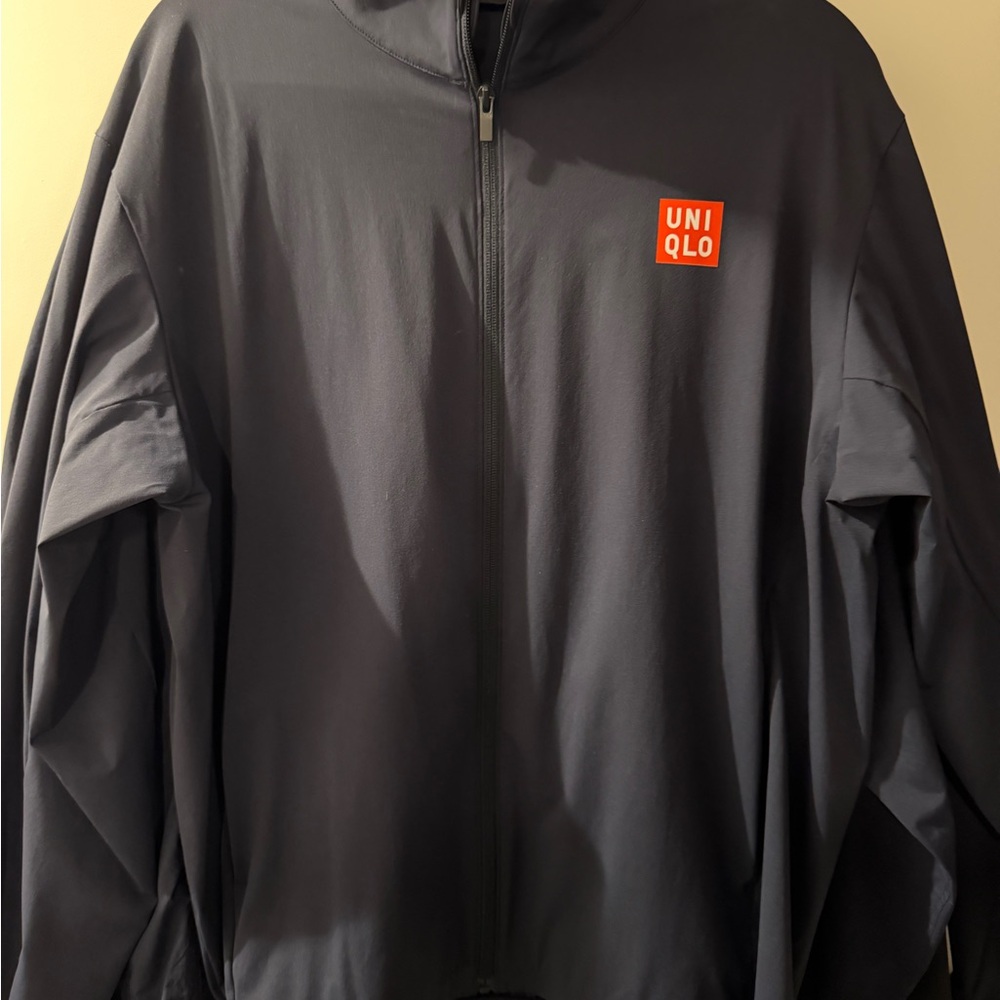 Uniqlo Roger Federer Dark Navy Ultra Stretch Jacket Sz L